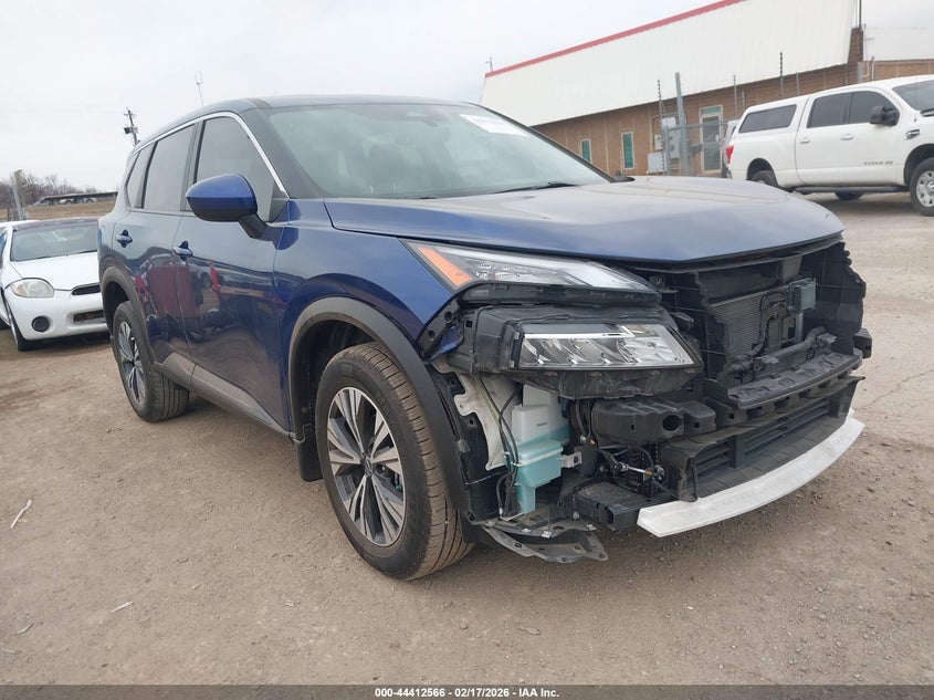 2023 Nissan Rogue VIN JN8BT3BA0PW429349 IAAI salvage auction — FRONT END, Original (Texas), sold $4,950 on 2026-08-01 (photo 1)