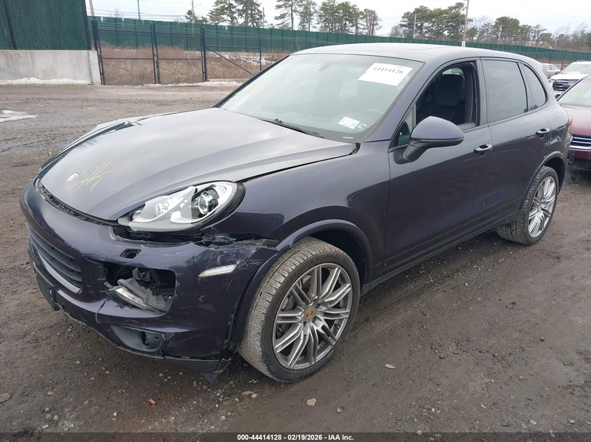 2017 Porsche Cayenne VIN WP1AA2A22HKA84513 IAAI salvage auction — FRONT END, Salvage (Georgia), sold $9,600 on 2026-08-06 (photo 2)