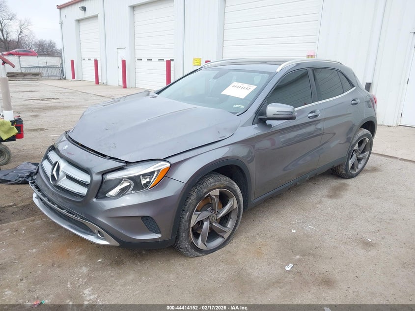 2017 Mercedes-benz Gla-klasse VIN WDCTG4GB8HJ326975 IAAI salvage auction — FRONT END, Salvage (Illinois), sold $1,800 on 2026-07-14 (photo 2)