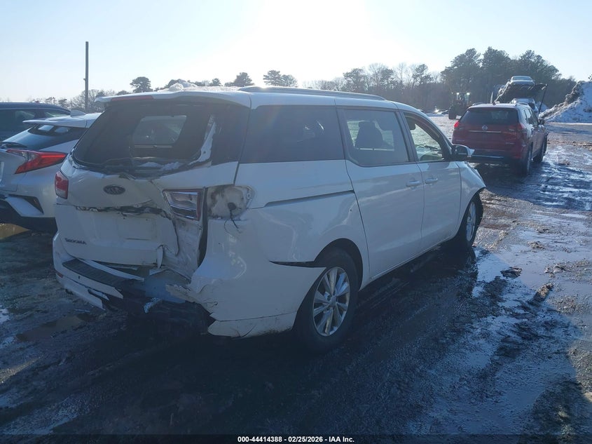 2016 Kia SEDONA VIN KNDMB5C10G6121549 IAAI salvage auction — FRONT END, Other, sold $1,550 on 2026-07-07 (photo 4)