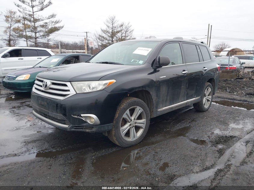 2011 Toyota Highlander VIN 5TDDK3EHXBS091550 IAAI salvage auction — LEFT SIDE, Clear (New York), sold $2,950 on 2026-07-29 (photo 2)