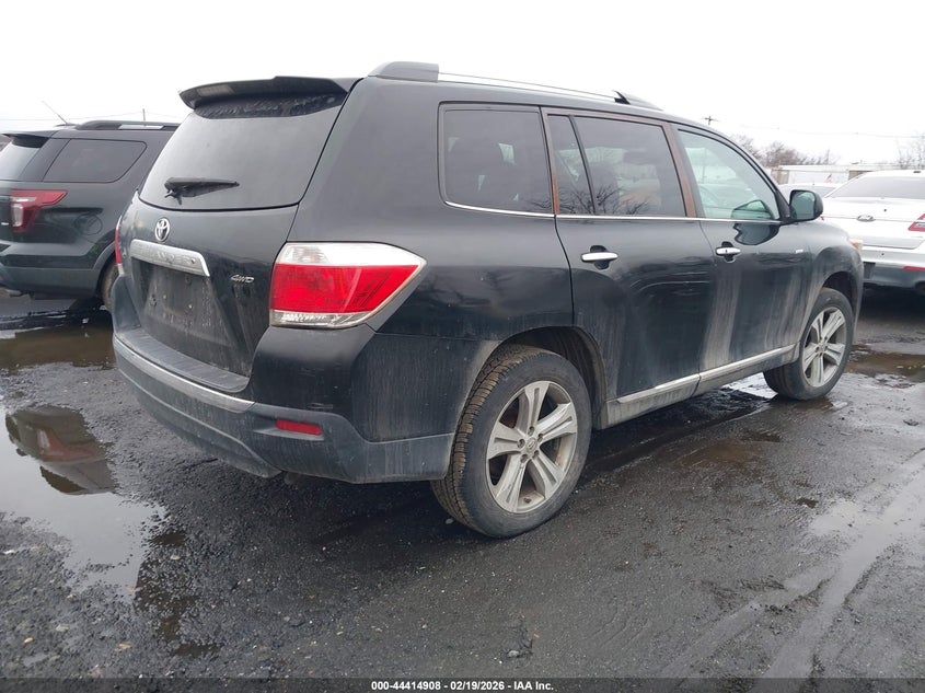 2011 Toyota Highlander VIN 5TDDK3EHXBS091550 IAAI salvage auction — LEFT SIDE, Clear (New York), sold $2,950 on 2026-07-29 (photo 4)