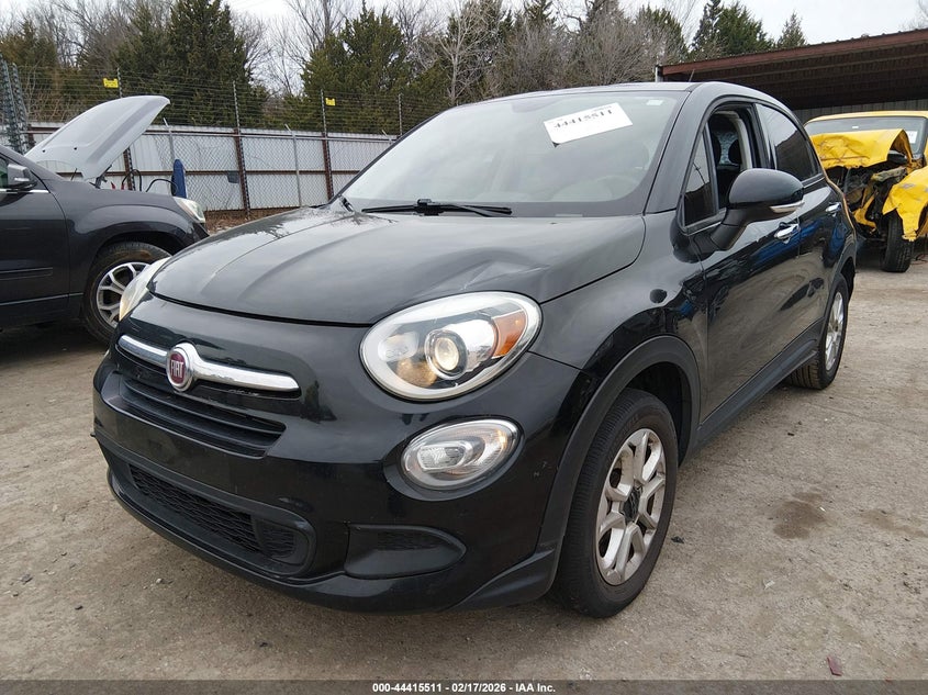 2017 Fiat 500x VIN ZFBCFXAB7HP579580 IAAI salvage auction — REAR END, Salvage Title, sold $625 on 2026-07-29 (photo 2)