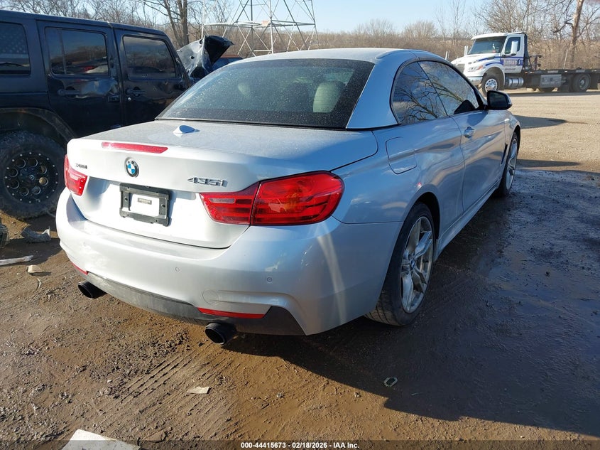 2015 BMW 4er VIN WBA3T7C59FP942405 IAAI salvage auction — FRONT END, Salvage Title, sold $2,950 on 2026-08-21 (photo 4)