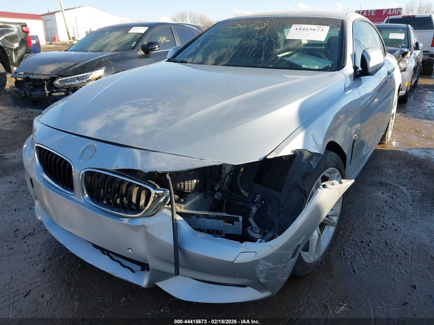 2015 BMW 4er VIN WBA3T7C59FP942405 IAAI salvage auction — FRONT END, Salvage Title, sold $2,950 on 2026-08-21 (photo 6)