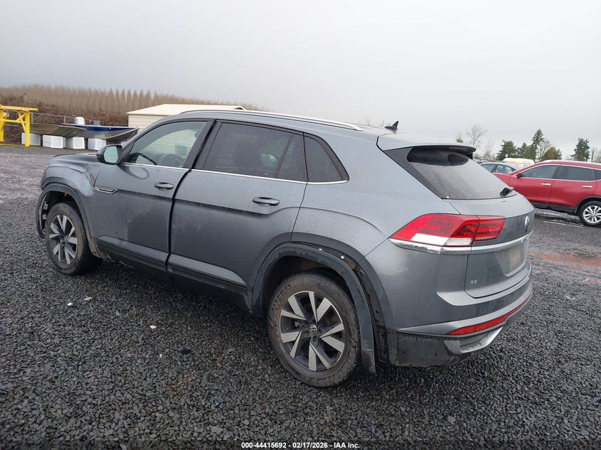 2022 Volkswagen Atlas cross sport VIN 1V2LC2CAXNC218505 IAAI salvage auction — SIDE, Salvage Title, sold $7,100 on 2026-07-10 (photo 3)