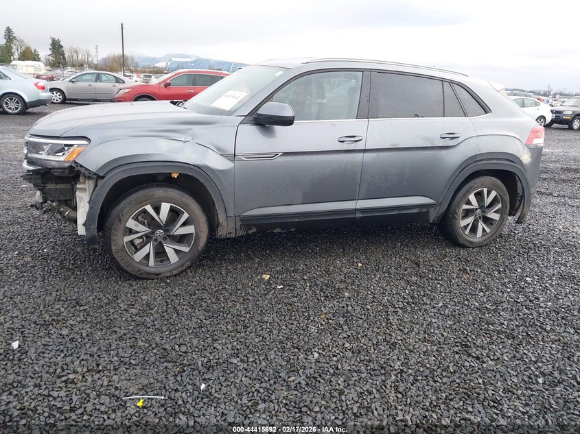 2022 Volkswagen Atlas cross sport VIN 1V2LC2CAXNC218505 IAAI salvage auction — SIDE, Salvage Title, sold $7,100 on 2026-07-10 (photo 6)
