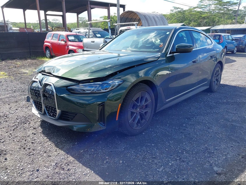2023 BMW I4 VIN WBY73AW08PFP99468 IAAI salvage auction — FRONT END, Salvage (Hawaii), sold $3,650 on 2026-07-16 (photo 2)