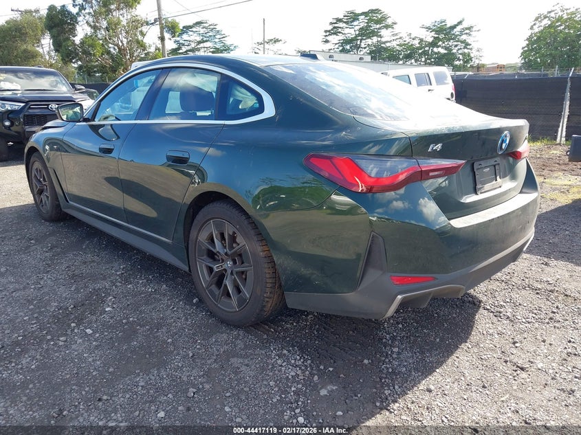 2023 BMW I4 VIN WBY73AW08PFP99468 IAAI salvage auction — FRONT END, Salvage (Hawaii), sold $3,650 on 2026-07-16 (photo 3)