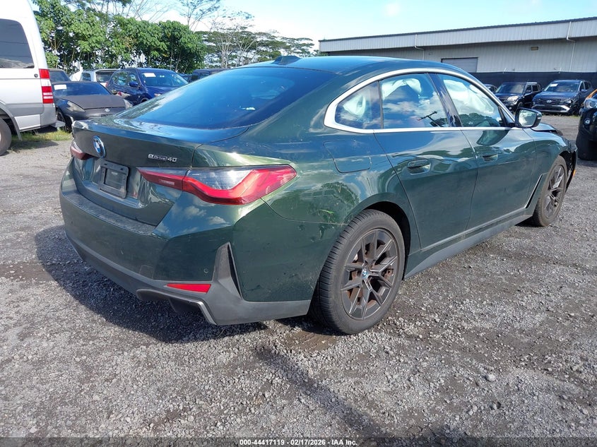 2023 BMW I4 VIN WBY73AW08PFP99468 IAAI salvage auction — FRONT END, Salvage (Hawaii), sold $3,650 on 2026-07-16 (photo 4)