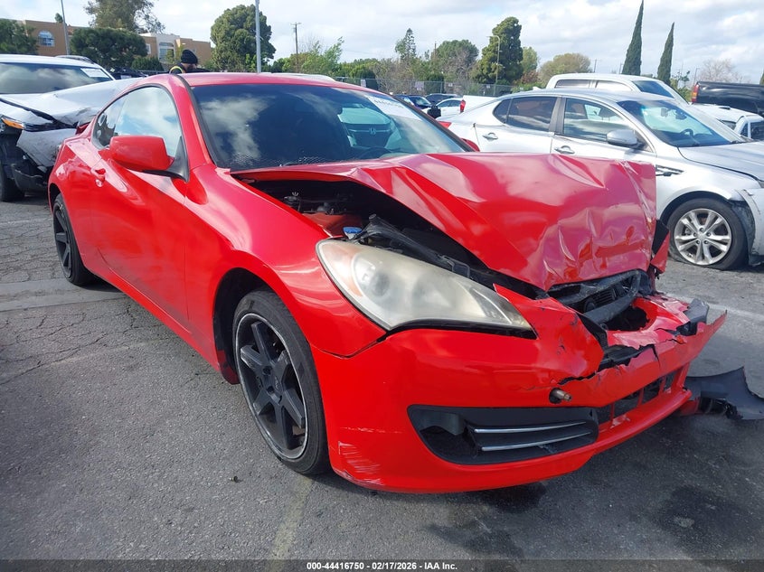 2010 Hyundai Genesis VIN KMHHT6KD7AU035413 IAAI salvage auction — FRONT END, Salvage (California), sold $450 on 2026-07-16 (photo 1)