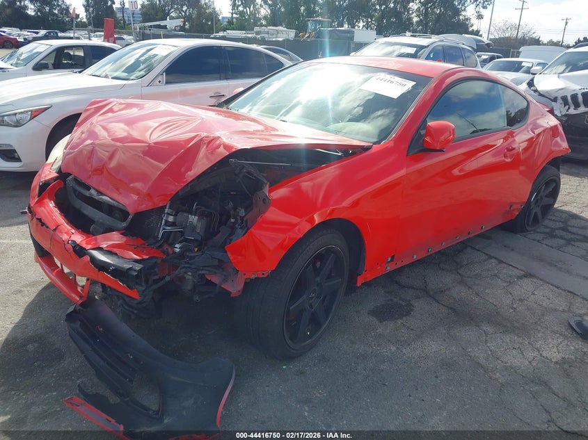 2010 Hyundai Genesis VIN KMHHT6KD7AU035413 IAAI salvage auction — FRONT END, Salvage (California), sold $450 on 2026-07-16 (photo 2)
