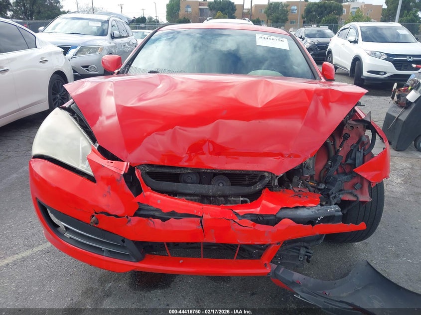 2010 Hyundai Genesis VIN KMHHT6KD7AU035413 IAAI salvage auction — FRONT END, Salvage (California), sold $450 on 2026-07-16 (photo 6)