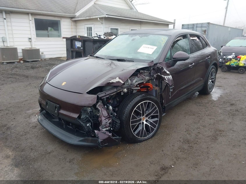 2025 Porsche Macan VIN WP1AD2XA3SL076473 IAAI salvage auction — FRONT END, Salvage - Greater Than 75% (Maryland), sold $21,450 on 2026-07-08 (photo 2)