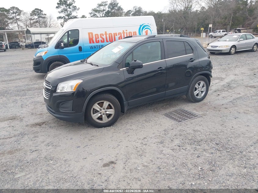 2015 Chevrolet Trax VIN KL7CJLSB1FB068490 IAAI salvage auction — REAR END, Salvage Title, sold $300 on 2026-07-08 (photo 2)