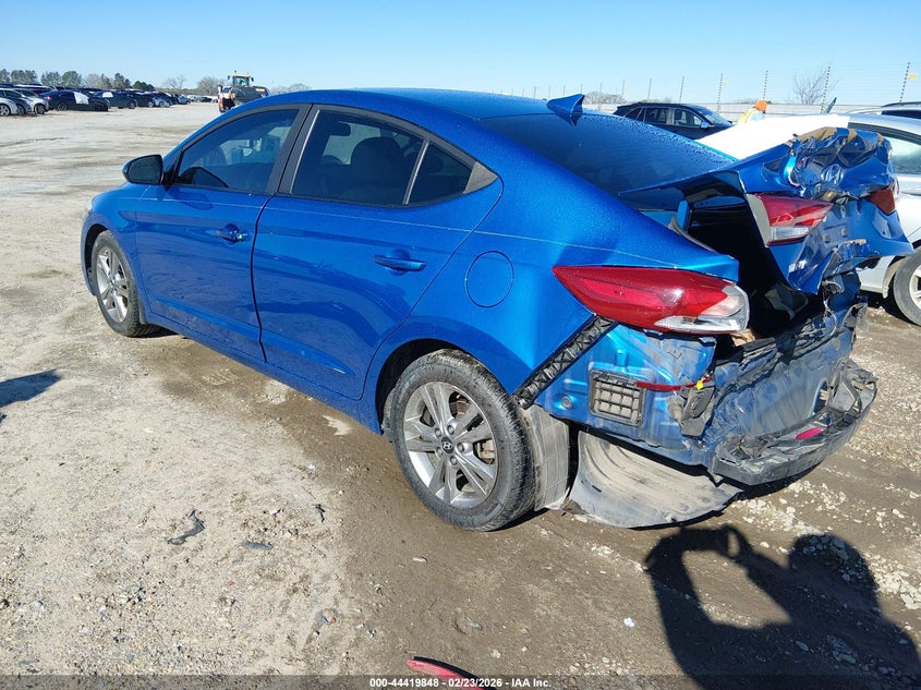 2018 Hyundai Elantra VIN KMHD84LF5JU471732 IAAI salvage auction — REAR END, Salvage Title, sold $1,425 on 2026-07-14 (photo 3)