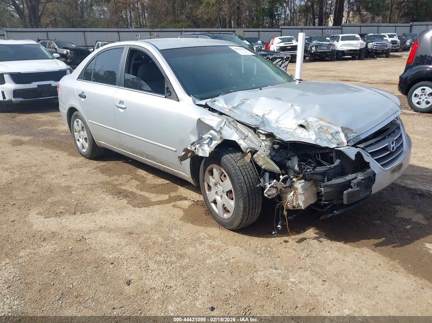 2009 Hyundai Sonata VIN 5NPET46C19H574824 IAAI salvage auction — RIGHT FRONT, Salvage (Texas), sold $300 on 2026-07-16 (photo 1)