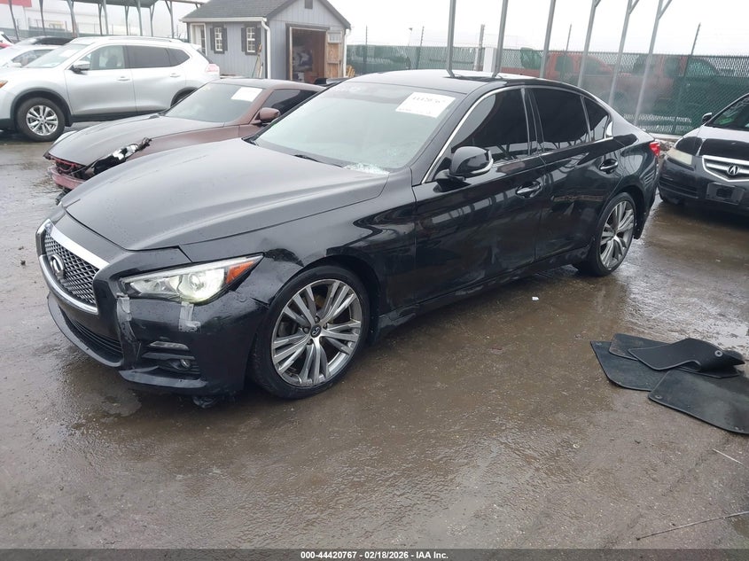 2017 Infiniti Q50 VIN JN1EV7AR3HM838298 IAAI salvage auction — THEFT, Salvage (Pennsylvania), sold $2,900 on 2026-07-09 (photo 2)