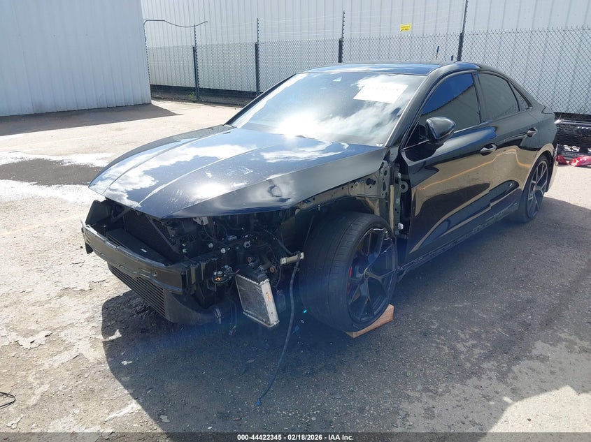 2024 Audi Rs3 VIN WUAG4DGY4RA909150 IAAI salvage auction — LEFT FRONT, Salvage Title, sold $21,500 on 2026-07-20 (photo 6)
