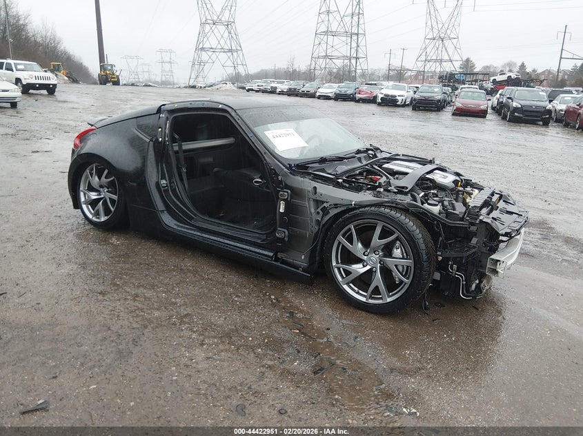2014 Nissan 370z VIN JN1AZ4EH8EM637124 IAAI salvage auction — ALL OVER, Salvage Title, sold $975 on 2026-07-24 (photo 1)