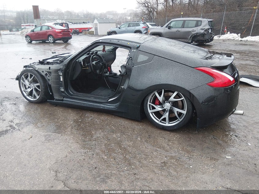2014 Nissan 370z VIN JN1AZ4EH8EM637124 IAAI salvage auction — ALL OVER, Salvage Title, sold $975 on 2026-07-24 (photo 3)