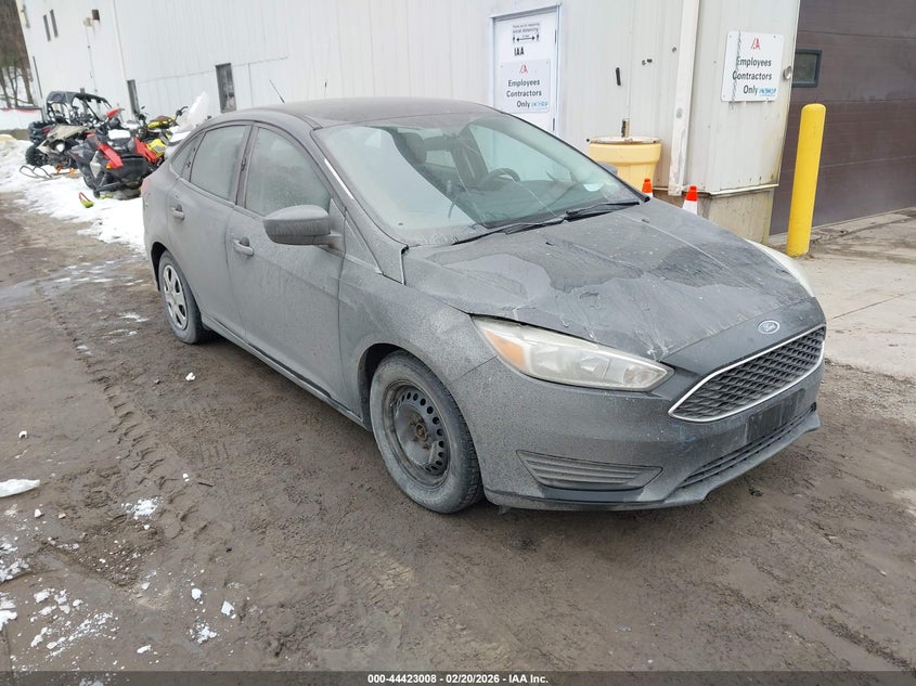 2017 Ford Focus VIN 1FADP3E23HL326447 IAAI salvage auction — FRONT END, Salvage Title, sold $125 on 2026-07-22 (photo 1)