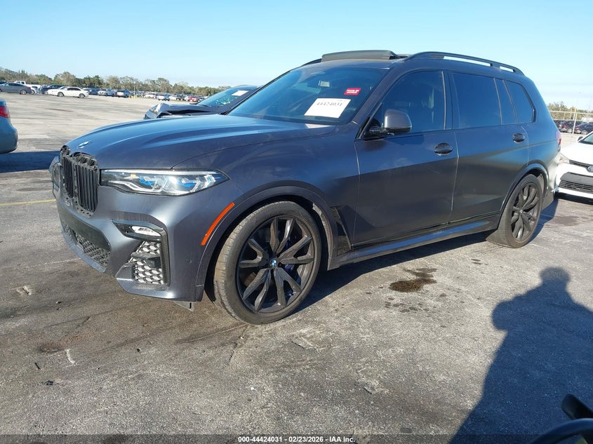2021 BMW X7 VIN 5UXCX6C04M9E90131 IAAI salvage auction — RIGHT SIDE, Salvage Title, sold $20,800 on 2026-07-30 (photo 2)