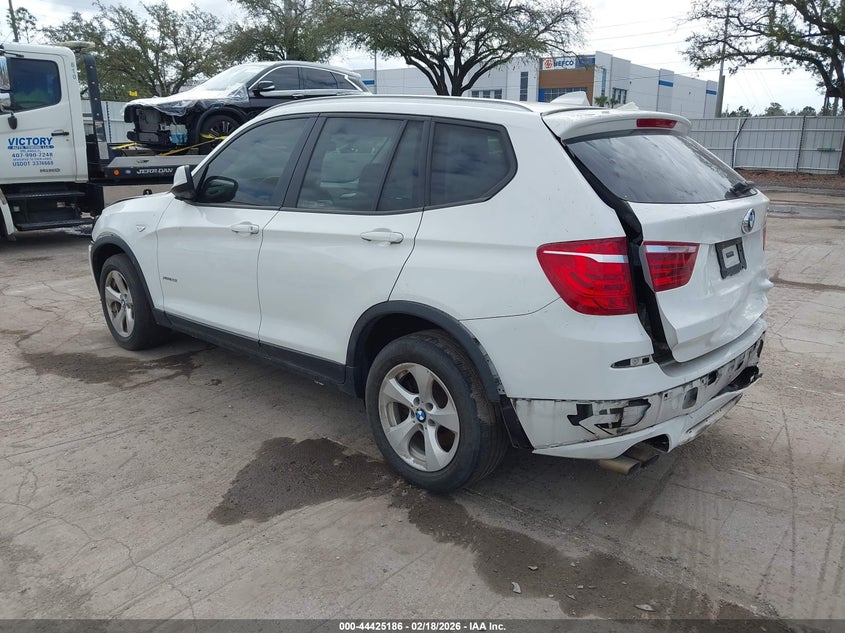 2012 BMW X3 VIN 5UXWX5C55CL720762 IAAI salvage auction — FRONT & REAR, Clear (New York), sold $325 on 2026-07-08 (photo 3)
