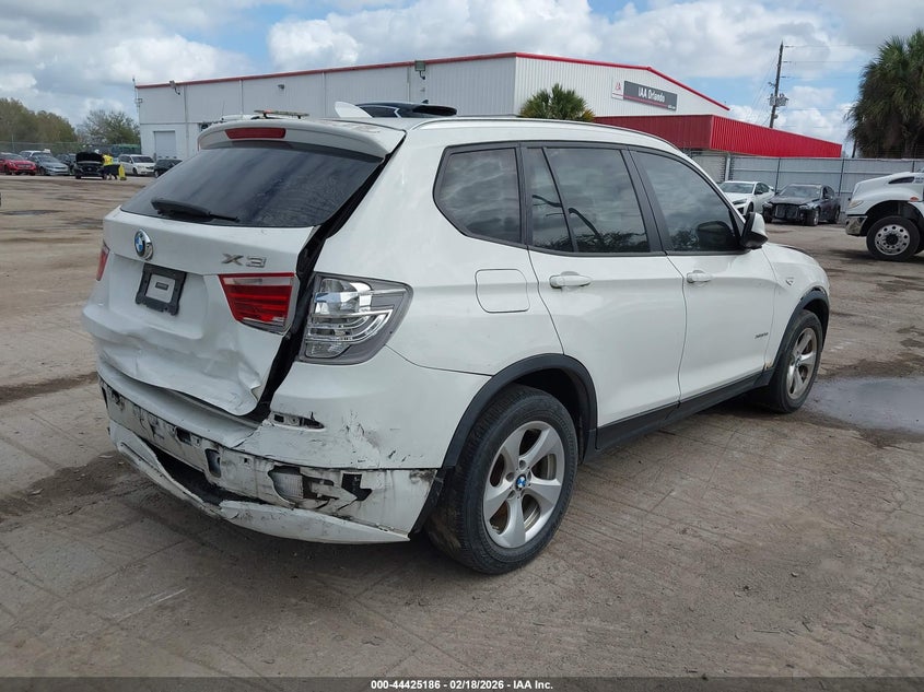 2012 BMW X3 VIN 5UXWX5C55CL720762 IAAI salvage auction — FRONT & REAR, Clear (New York), sold $325 on 2026-07-08 (photo 4)