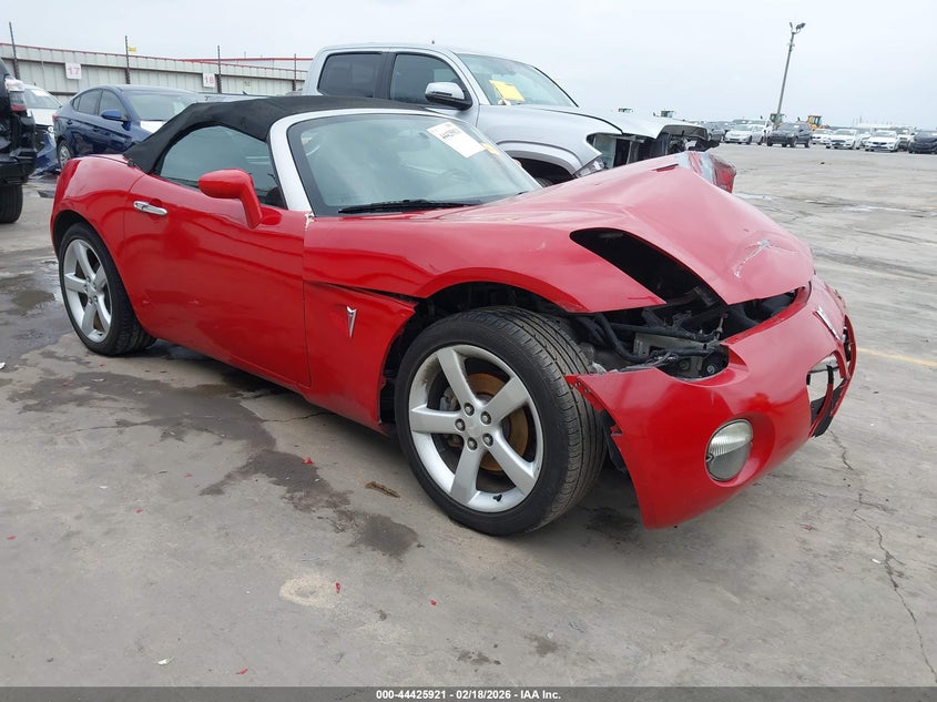 2007 Pontiac Solstice VIN 1G2MB35B87Y104503 IAAI salvage auction — FRONT END, Salvage (Texas), sold $1,150 on 2026-07-07 (photo 1)