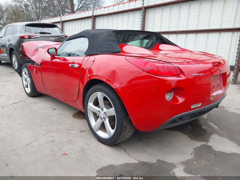 2007 Pontiac Solstice VIN 1G2MB35B87Y104503 IAAI salvage auction — FRONT END, Salvage (Texas), sold $1,150 on 2026-07-07 (photo 3)