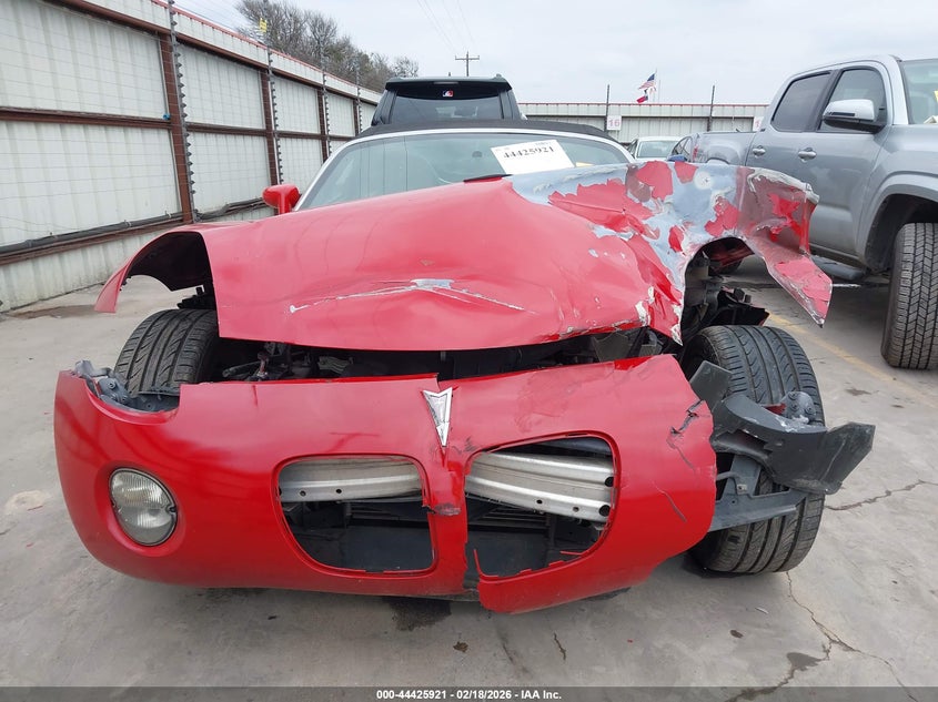 2007 Pontiac Solstice VIN 1G2MB35B87Y104503 IAAI salvage auction — FRONT END, Salvage (Texas), sold $1,150 on 2026-07-07 (photo 6)