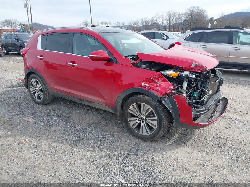 2014 Kia Sportage VIN KNDPC3AC9E7585949 IAAI salvage auction — FRONT END, Salvage Title, sold $1,900 on 2026-07-17 (photo 1)