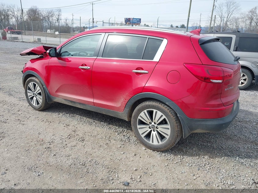 2014 Kia Sportage VIN KNDPC3AC9E7585949 IAAI salvage auction — FRONT END, Salvage Title, sold $1,900 on 2026-07-17 (photo 3)