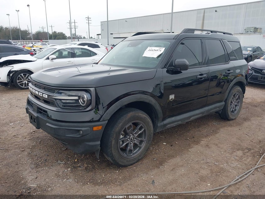 2021 Ford Bronco sport VIN 3FMCR9B65MRB22492 IAAI salvage auction — REAR END, Original (Texas), sold $5,200 on 2026-07-09 (photo 2)