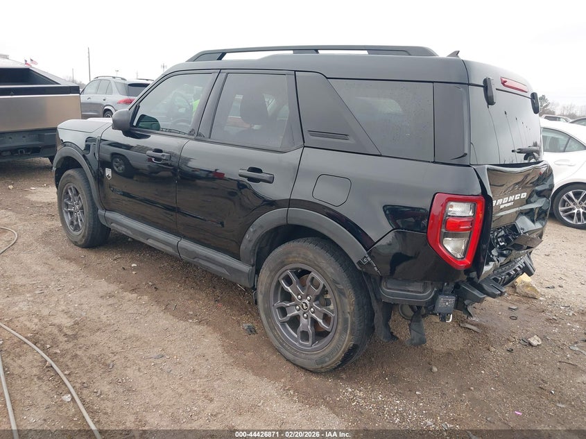 2021 Ford Bronco sport VIN 3FMCR9B65MRB22492 IAAI salvage auction — REAR END, Original (Texas), sold $5,200 on 2026-07-09 (photo 3)