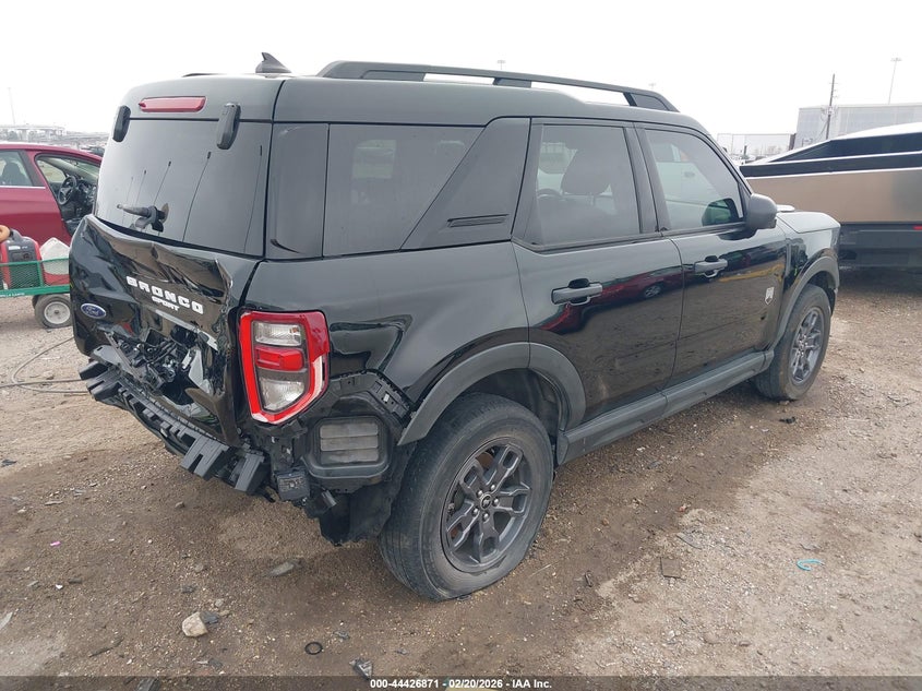 2021 Ford Bronco sport VIN 3FMCR9B65MRB22492 IAAI salvage auction — REAR END, Original (Texas), sold $5,200 on 2026-07-09 (photo 4)