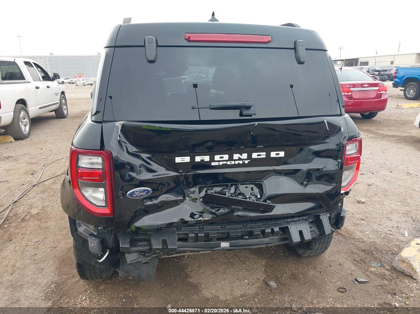 2021 Ford Bronco sport VIN 3FMCR9B65MRB22492 IAAI salvage auction — REAR END, Original (Texas), sold $5,200 on 2026-07-09 (photo 6)