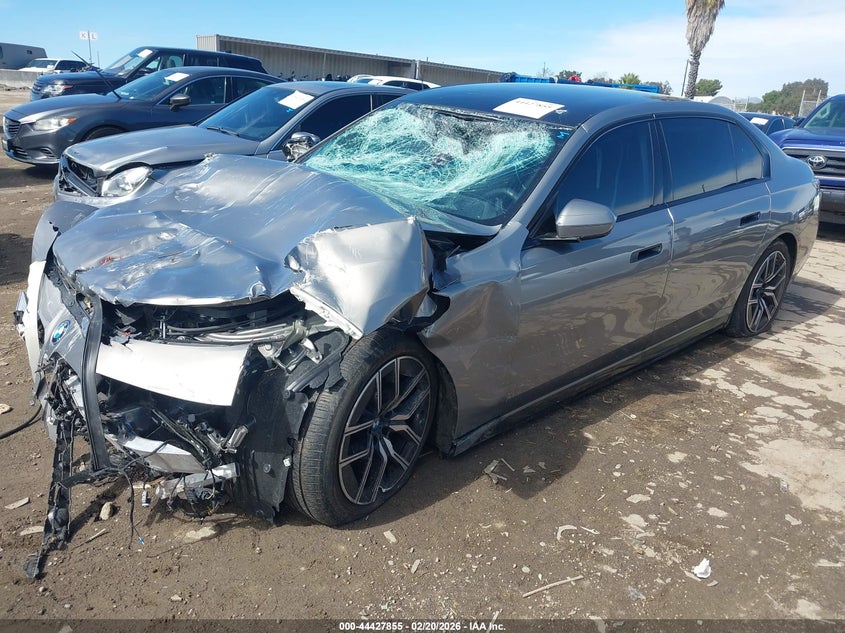2024 BMW I7 VIN WBY53EJ0XRCP46331 IAAI salvage auction — Front End, Salvage (California), sold $19,150 on 2026-04-23 (photo 2)