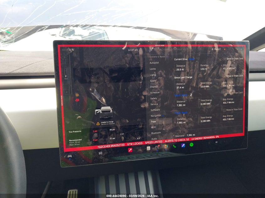 2024 Tesla Cybertruck VIN 7G2CEHEE3RA052720 IAAI salvage auction — FRONT END, Salvage Title, sold $15,100 on 2026-07-22 (photo 7)