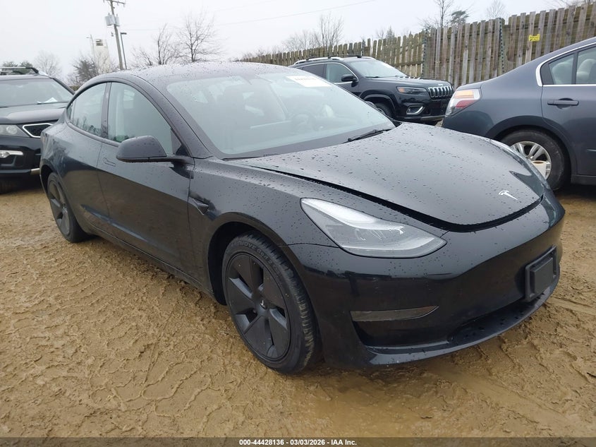 2023 Tesla Model 3 VIN 5YJ3E1EA6PF433985 IAAI salvage auction — Electrical, Clear (Montana), sold $13,200 on 2026-03-16 (photo 1)