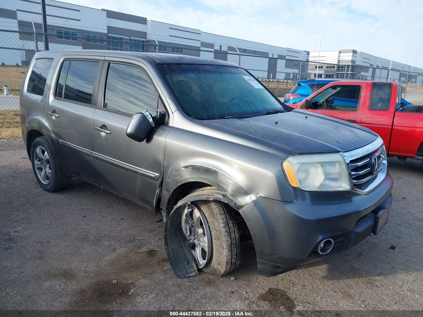 2013 Honda Pilot VIN 5FNYF3H63DB037014 IAAI salvage auction — RIGHT FRONT, Salvage Title, sold $1,250 on 2026-07-22 (photo 1)