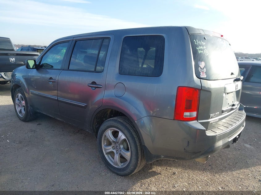 2013 Honda Pilot VIN 5FNYF3H63DB037014 IAAI salvage auction — RIGHT FRONT, Salvage Title, sold $1,250 on 2026-07-22 (photo 3)