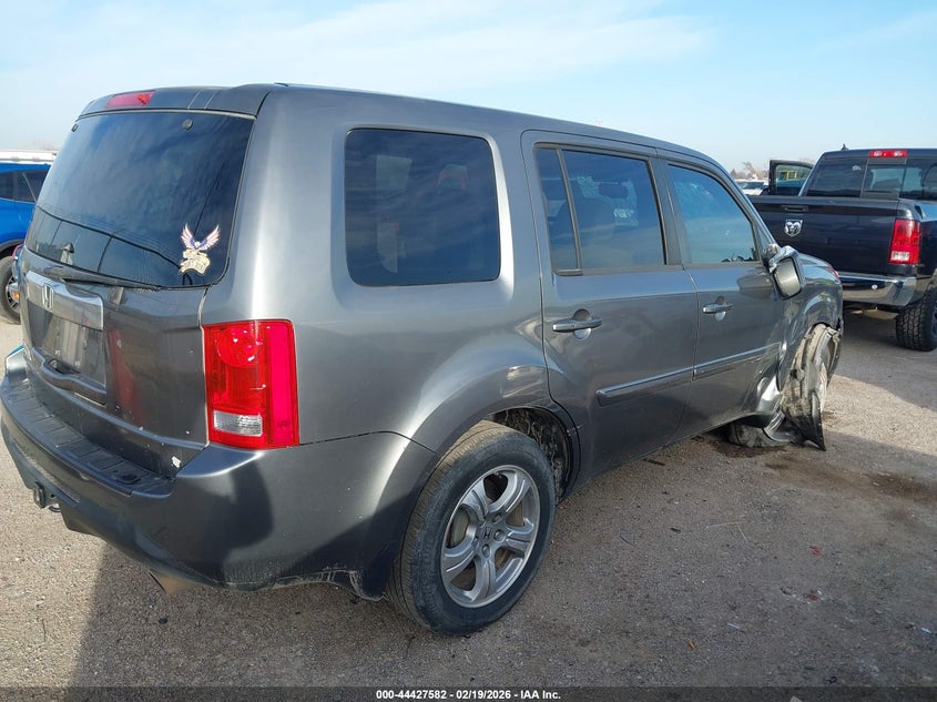 2013 Honda Pilot VIN 5FNYF3H63DB037014 IAAI salvage auction — RIGHT FRONT, Salvage Title, sold $1,250 on 2026-07-22 (photo 4)