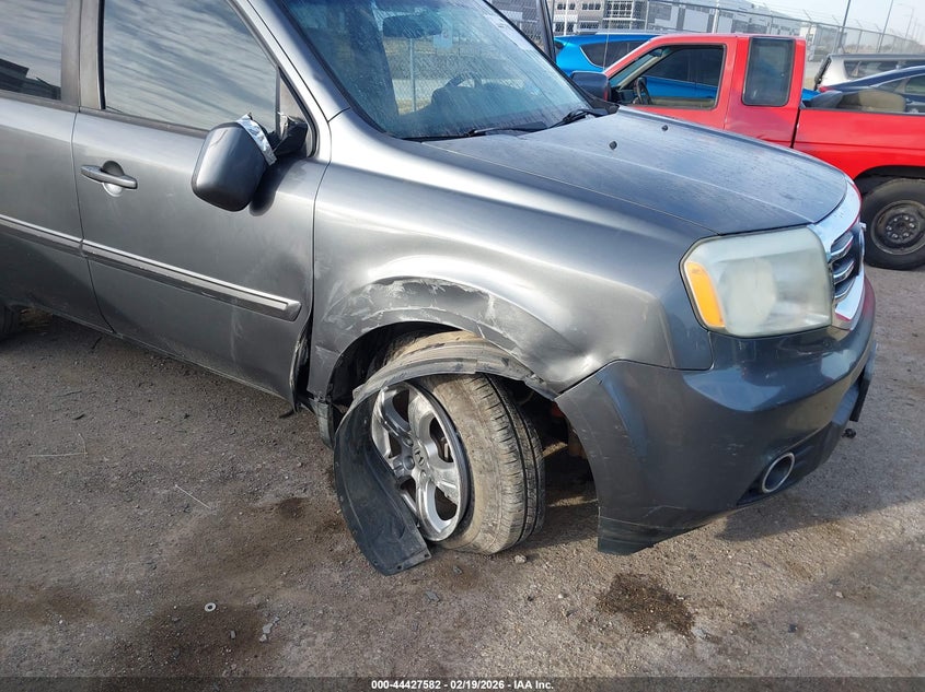 2013 Honda Pilot VIN 5FNYF3H63DB037014 IAAI salvage auction — RIGHT FRONT, Salvage Title, sold $1,250 on 2026-07-22 (photo 6)