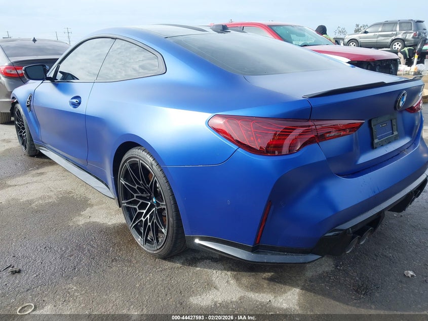 2025 BMW M4 VIN WBS13HK00SCT40394 IAAI salvage auction — FRONT END, Salvage (California), sold $29,950 on 2026-10-14 (photo 3)