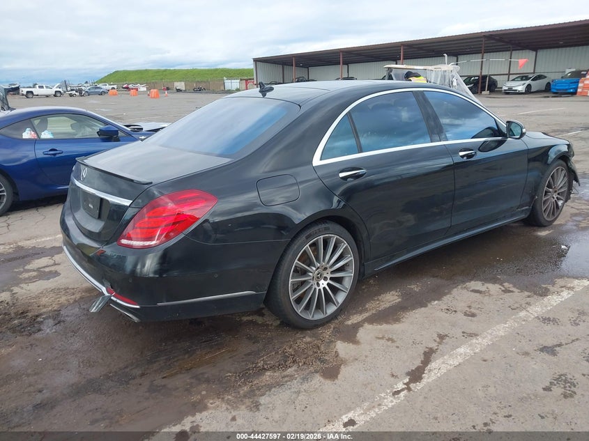 2017 Mercedes-benz S-klasse VIN WDDUG8CB4HA323178 IAAI salvage auction — FRONT END, Clear (Oklahoma), sold $6,425 on 2026-07-15 (photo 4)