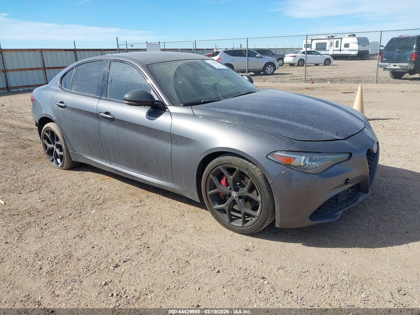 2019 Alfa romeo Giulia VIN ZARFANBN2K7612097 IAAI salvage auction — LEFT SIDE, Original (Texas), sold $4,500 on 2026-07-13 (photo 1)