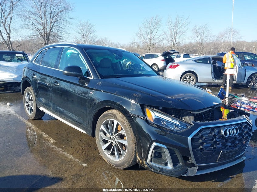 2024 Audi Q5 VIN WA1EAAFY9R2018353 IAAI salvage auction — FRONT END, Salvage (New Jersey), sold $13,300 on 2026-07-20 (photo 1)