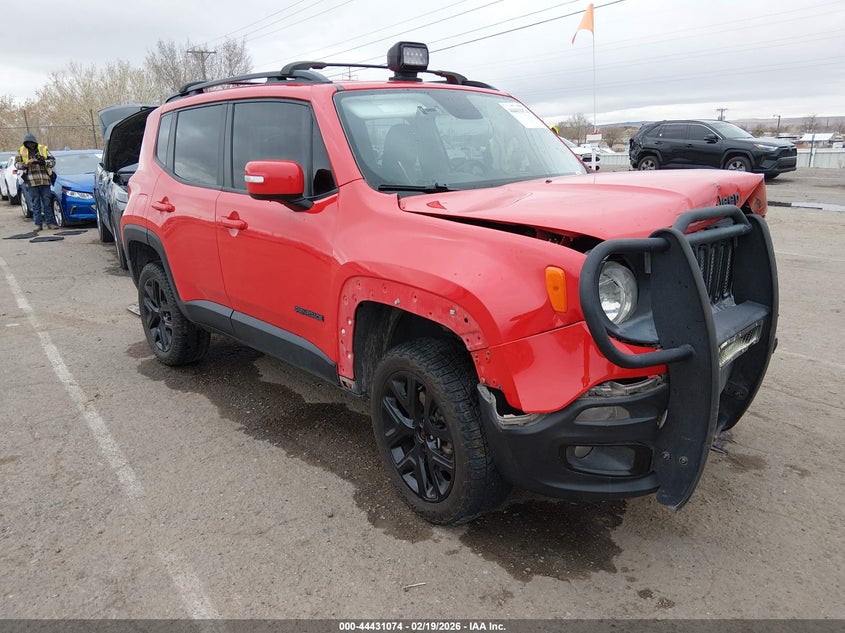 2017 Jeep Renegade VIN ZACCJBBB4HPG58818 IAAI salvage auction — FRONT END, Salvage (New Mexico), sold $1,225 on 2026-07-29 (photo 1)